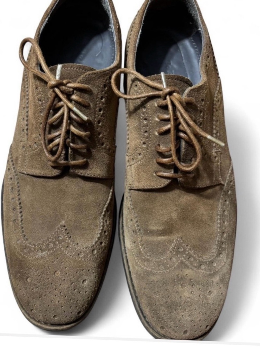Vintage To Boot Suede Oxfords W/Nyc Map Sole